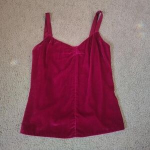 Rebecca Taylor Velvet Tank Top